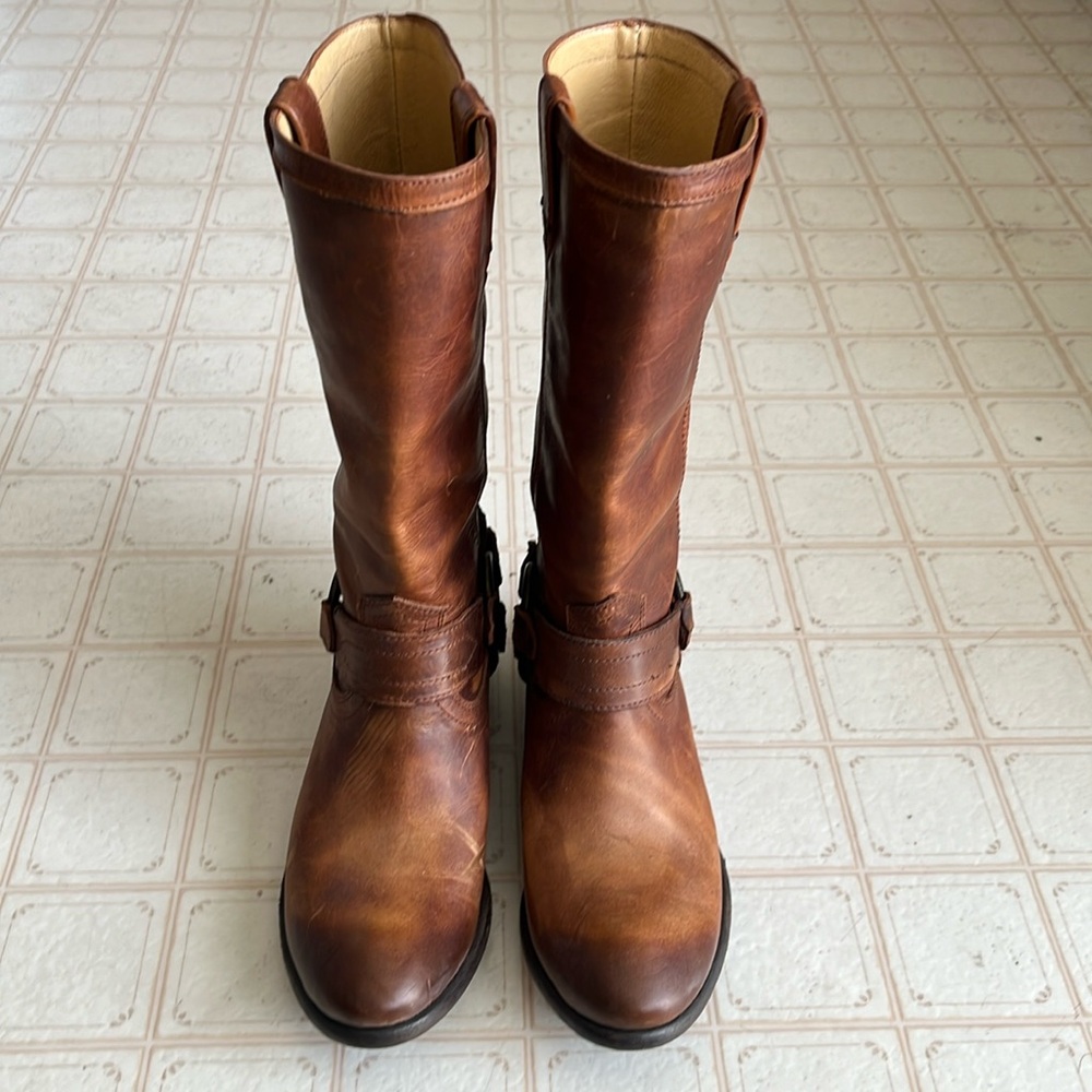 Frye Carson Harness Boots